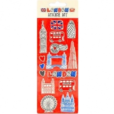 London Union Jack Sticker Set