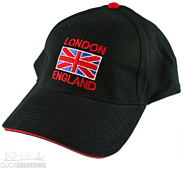 Black London Union Jack Baseball Cap