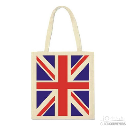 Cotton Union Jack Tote Bag