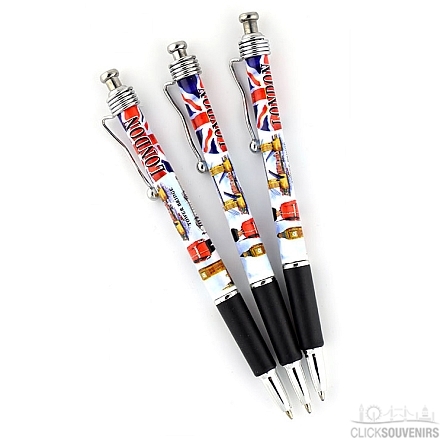 Gift Set of Three London Sights Pens