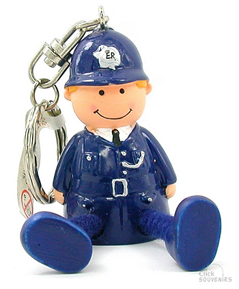 Stringfella Policeman Souvenir Keyring