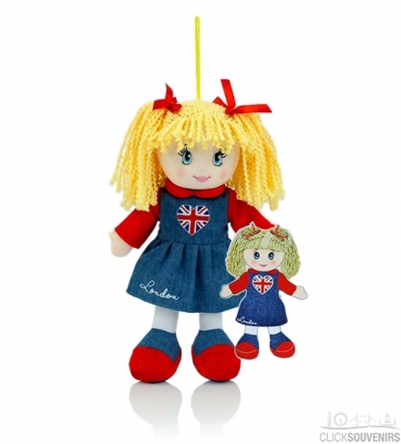 Union Jack London Rag Doll ONLY ONE LEFT IN STOCK