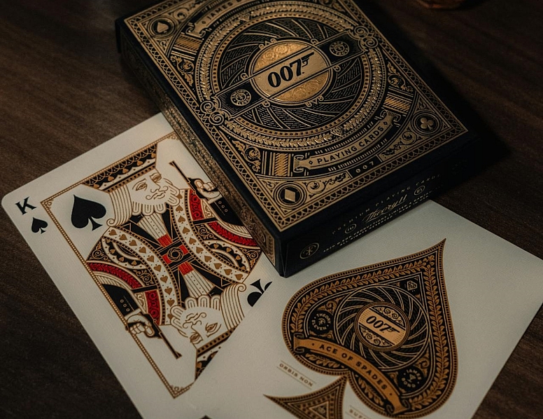 james bond playing cards